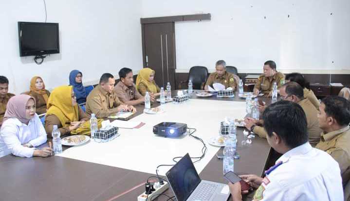 Plh Bupati Padang Lawas Ikuti Rapat Kordinasi Pengendalian Inflasi Daerah 2024 secara Zoom