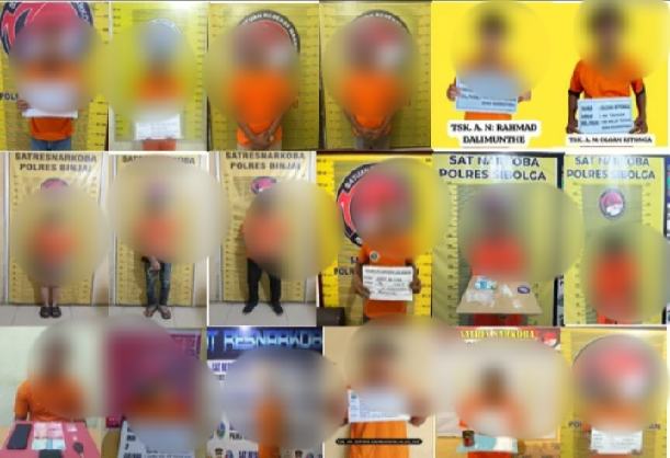 Dalam Sepekan, Polda Sumut Tangkap 135 Tersangka & Sita 32,51 Kg Sabu