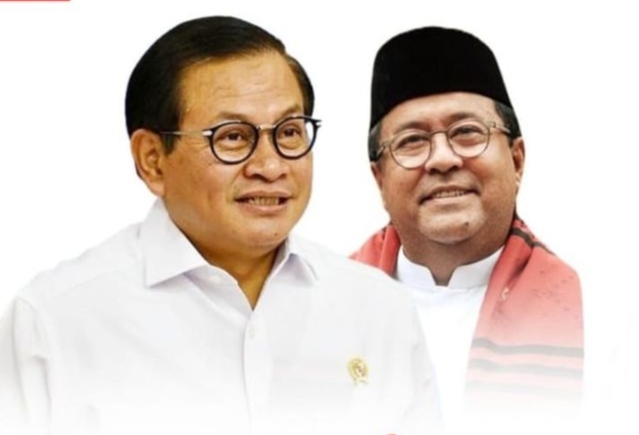 Pramono Anung-Rano Karno sebagai pasangan calon gubernur dan wakil gubernur DKI Jakarta. Foto/detik
