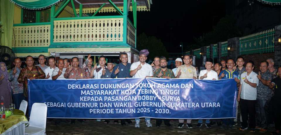Di Rumah Adat Puri Melayu Sri Menanti,  Tokoh Masyarakat, Agama dan Adat Siap Menangkan Bobby Nasution