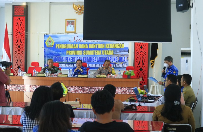 Pemkab Samosir Gelar Sosialisasi Penggunaan Dana Bantuan Keuangan Provinsi Sumut
