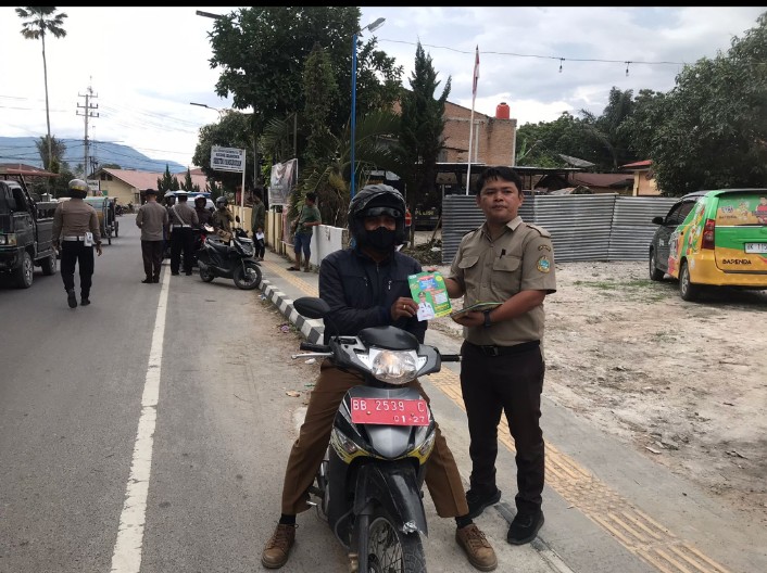 Polres Samosir Bersama Bapendasu Pangururan Gelar Razia Pajak Kendaraan Bermotor