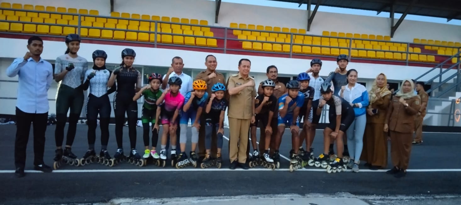 Pj Gubsu Agus Fatoni Semangati Atlet Ikuti Kejurnas PIN
