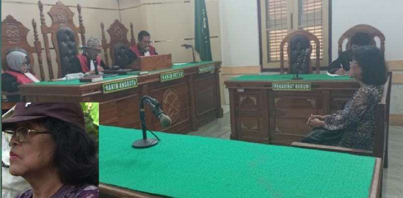 Sewakan Rumah Orang Lain, Frida Mona Simarmata si Penggugat Tanah Warga Jalan Sidobakti Divonis Setahun Penjara