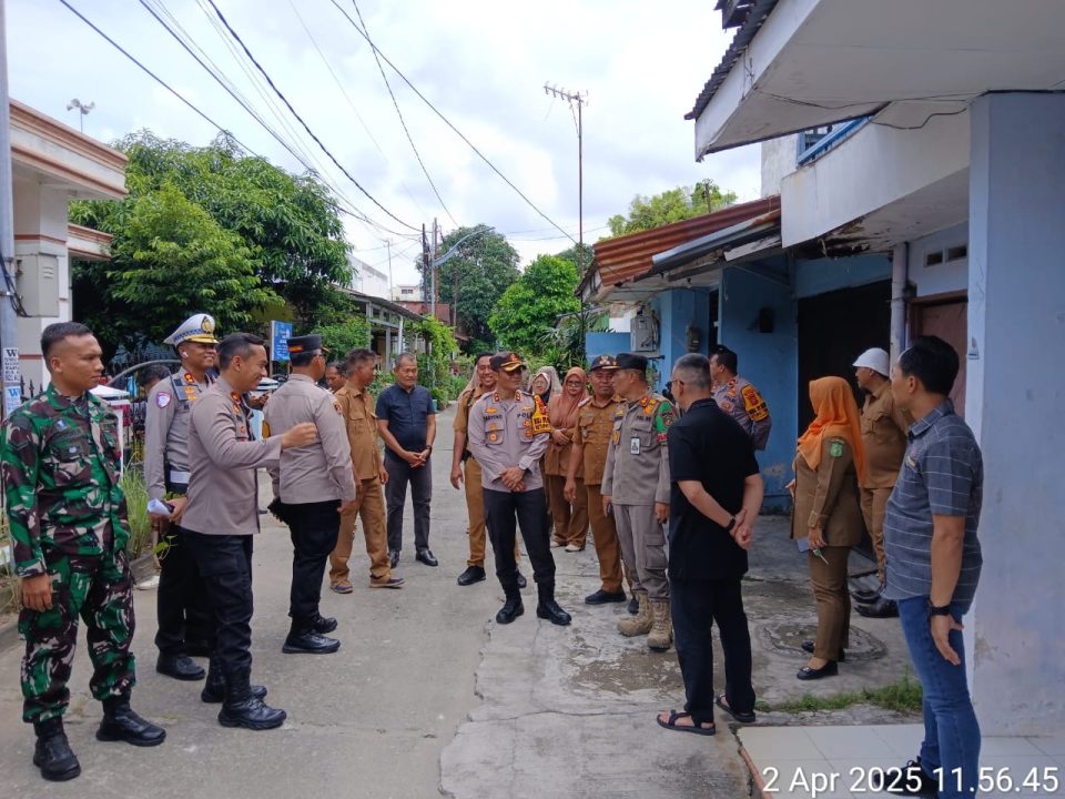 Kapolrestabes Medan Monitoring Rumah Warga yang Ditinggal Mudik