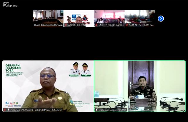Gubernur Bobby Nasution Ajak Siswa Sumut Bangga dengan Danau Toba