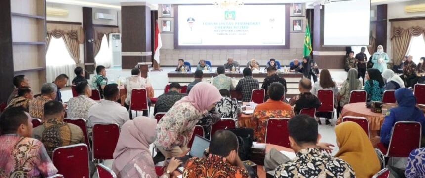 Forum Lintas Perangkat Daerah Wadah Strategis Menyusun RPJMD Langkat