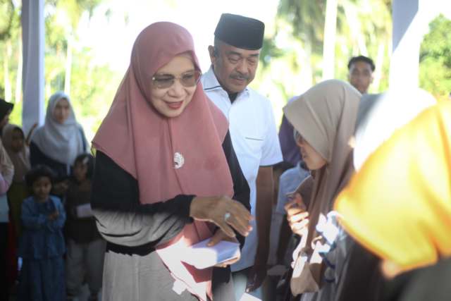 Santuni Anak Yatim, Bupati Madina Serap Aspirasi Masyarakat Kotanopan