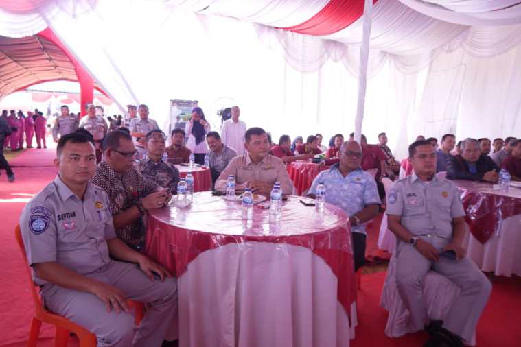 Jasa Raharja Kisaran Hadiri Acara Peletakan Baru Pertama Pembangunan Polres Labuhan Batu Selatan