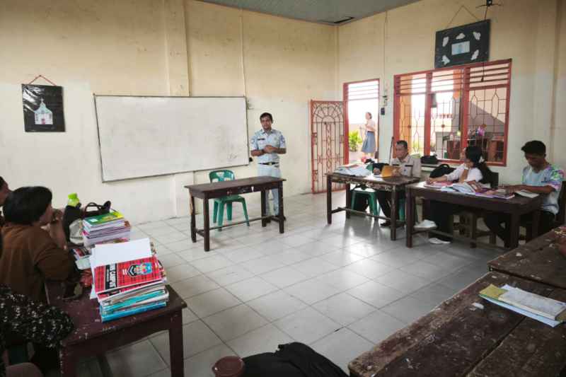 Sosialisasi Keselamatan Berlalu Lintas, Jasa Raharja Gandeng Satlantas Belawan Sambangi Pelajar Medan