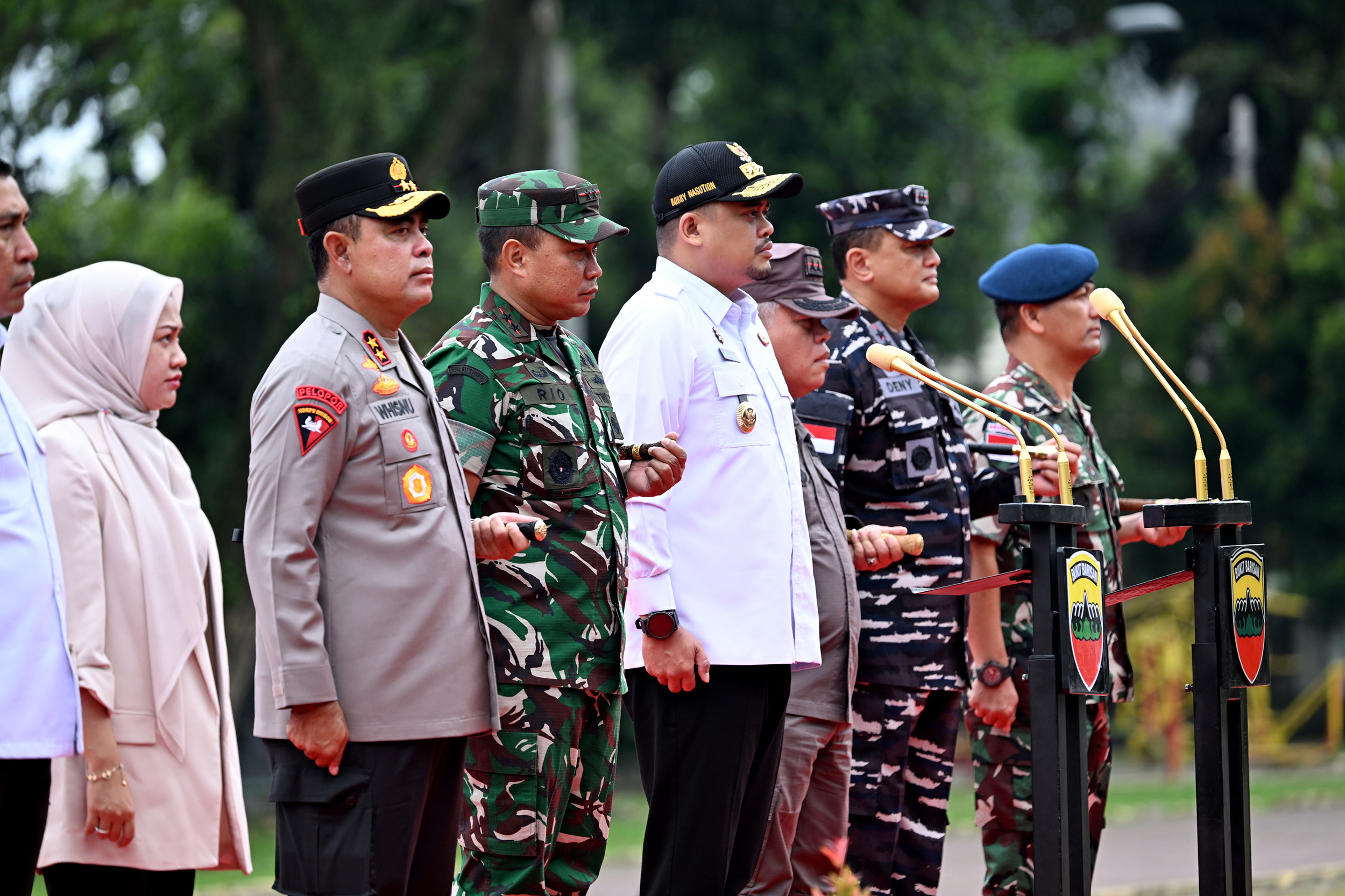 Gubsu Bobby Nasution Lepas 480 Personel Patroli, Salurkan 28 Ribu Ton Beras untuk Warga Kecil