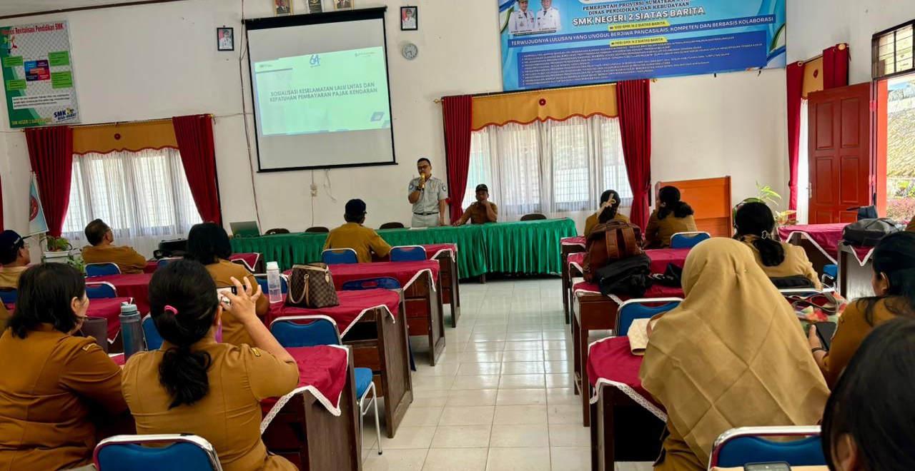 Jasa Raharja Tarutung Gelar Program PPKL di SMK N 2 Siatasbarita: Edukasi Keselamatan Berlalu Lintas untuk Generasi Muda