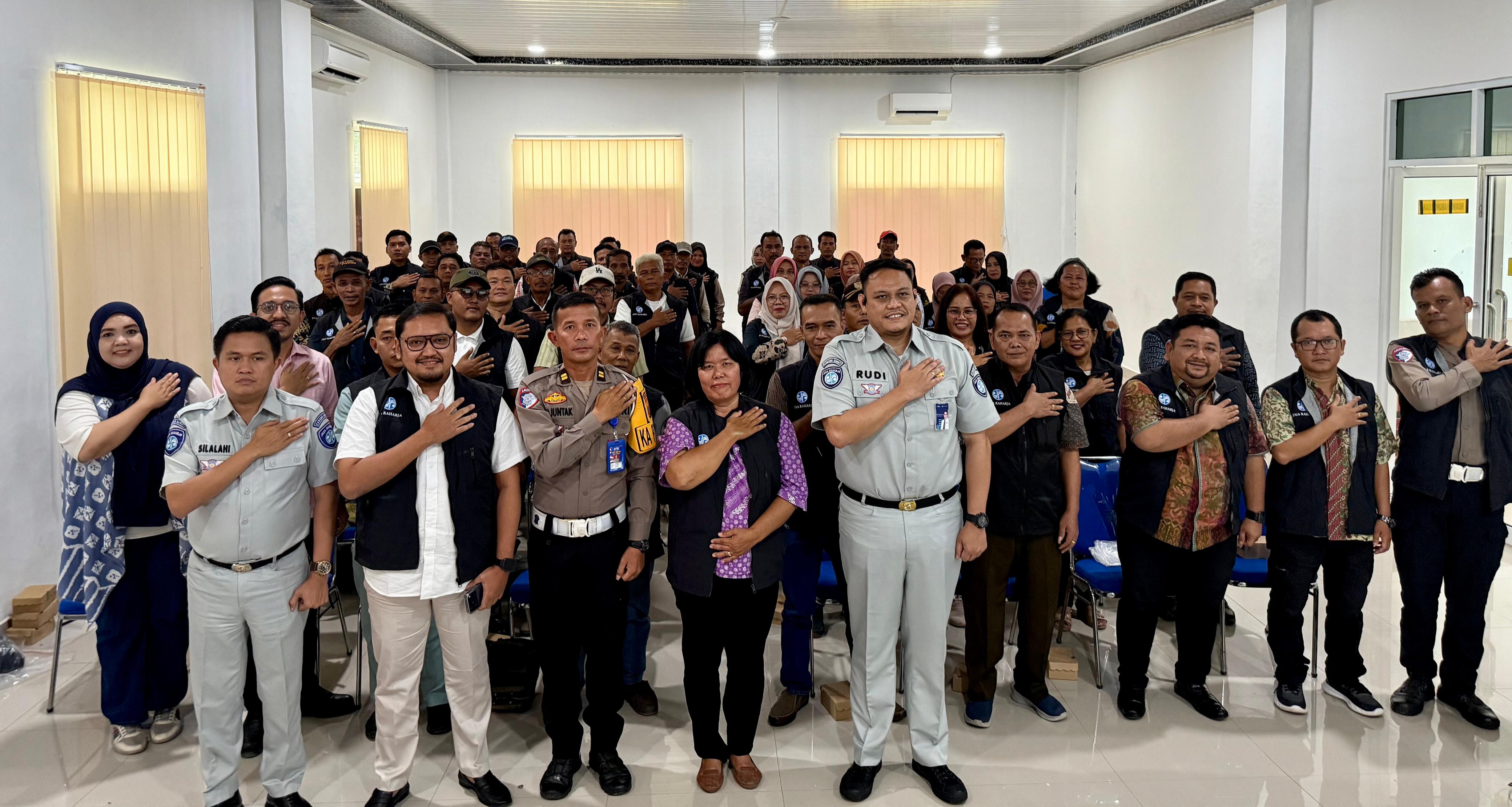 Jasa Raharja Gelar Sosialisasi Keselamatan Lalu Lintas di Kecamatan Bandar