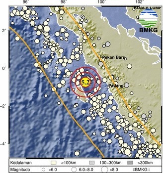 Gempa Bumi Magnito 5,2 Goyang Kepulauan Mentawai Sumbar, Tidak Berpotensi Tsunami