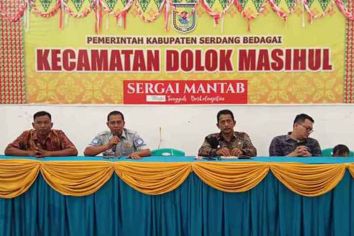 Jasa Raharja Kantor Cabang Tebing Tinggi Gelar Safety Campaign di Kantor Camat Dolok Masihul