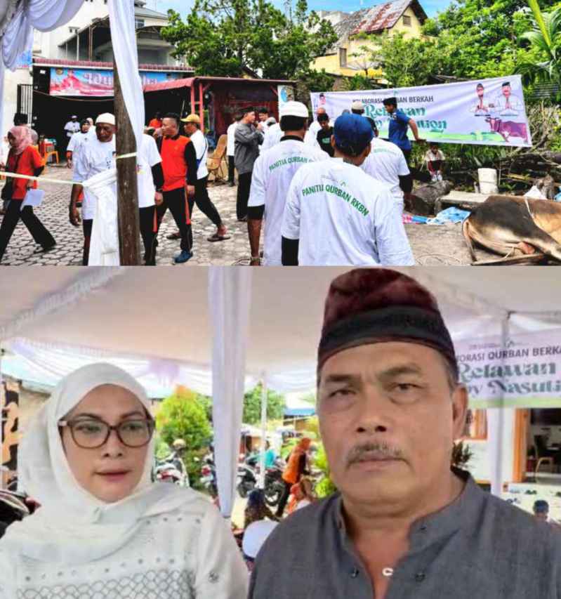 Relawan Bobby Nasution Kurban 4 Sapi di Siantar