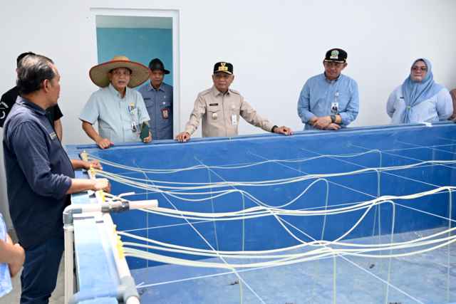 Wagub Sumut Surya Tinjau UPTD BIAPAL Sialang Buah, Dorong Peningkatan PAD Sektor Perikanan