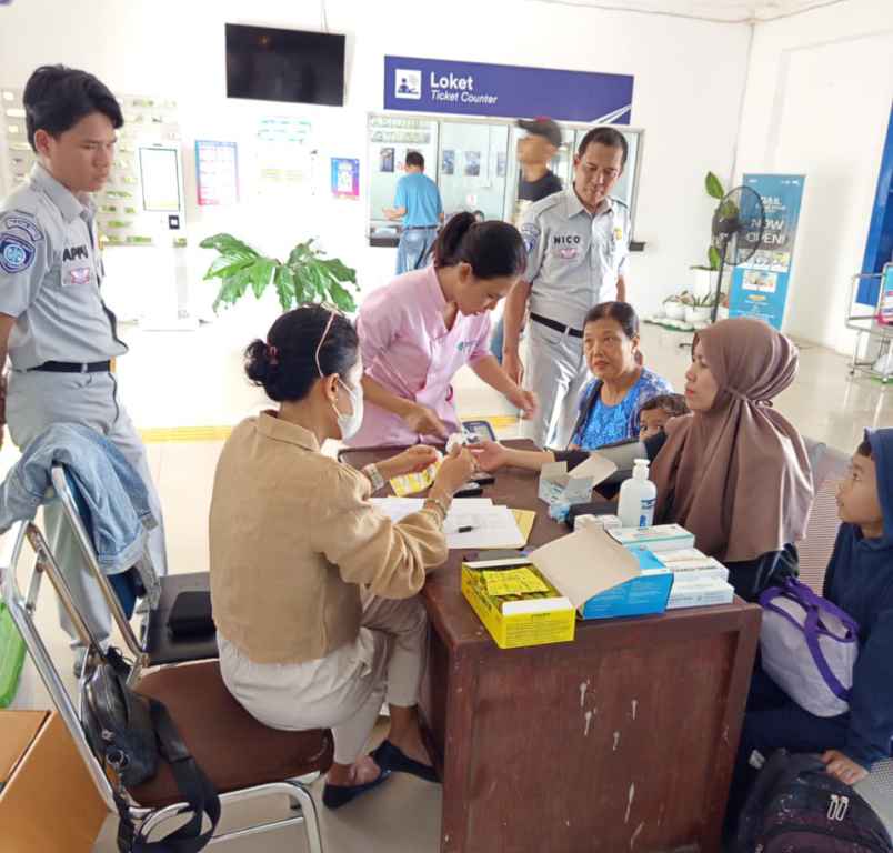 Peduli Keselamatan, Jasa Raharja Tebing Tinggi Gelar Pelayanan Kesehatan Gratis di Stasiun Kereta Api Tebing Tinggi