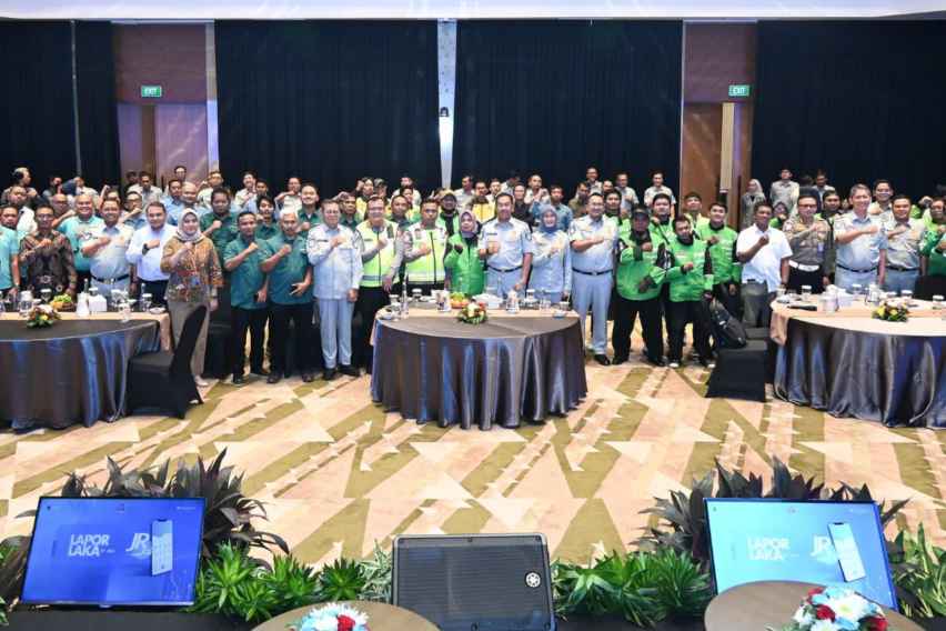 Ngobrol Keselamatan Lalu Lintas Bareng Komunitas, Jasa Raharja dan Korlantas Proaktif Respons Cepat Kecelakaan