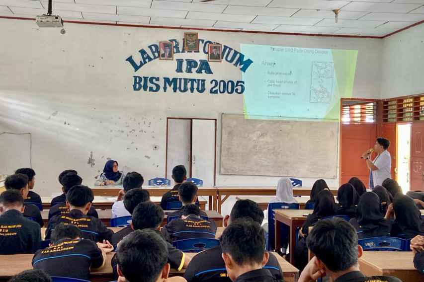 Jasa Raharja Pematangsiantar Gelar Sosialisasi PPKL, PPGD dan Keselamatan Lalu Lintas di SMK Swasta Islam Proyek UISU Siantar