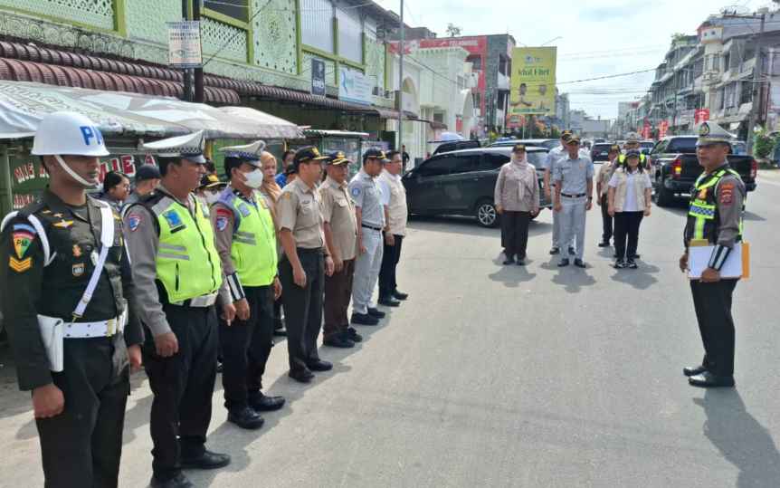 Jasa Raharja Pematangsiantar Bersama Stakeholder Laksanakan Razia Gabungan Kendaraan Bermotor di Kota Pematangsiantar