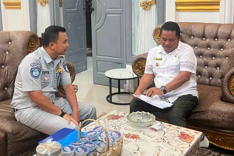 Jasa Raharja Rantauprapat Audiensi dengan Wakil Bupati Labuhanbatu Bahas Peningkatan Kepatuhan Pembayaran Pajak Kendaraan Bermotor