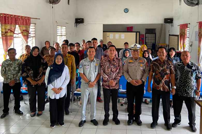 Jasa Raharja Bersama Polres Labuhanbatu dan RSUD Rantauprapat Edukasi Warga Rantau Utara tentang Keselamatan Berlalu Lintas dan PPGD