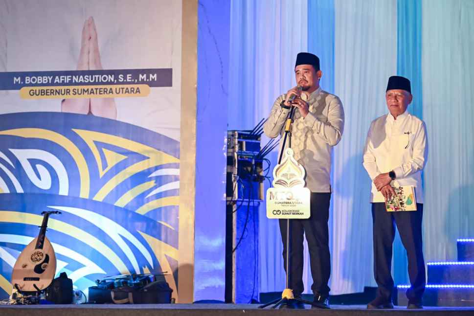 Wamenag RI Apresiasi Kekompakan Gubernur Bobby dan Wagub Surya