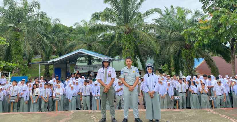 Jasa Raharja Sumut Gelar Safety Campaign di SMAN 1 Besitang, Tingkatkan Kesadaran Berlalu Lintas di Kalangan Pelajar