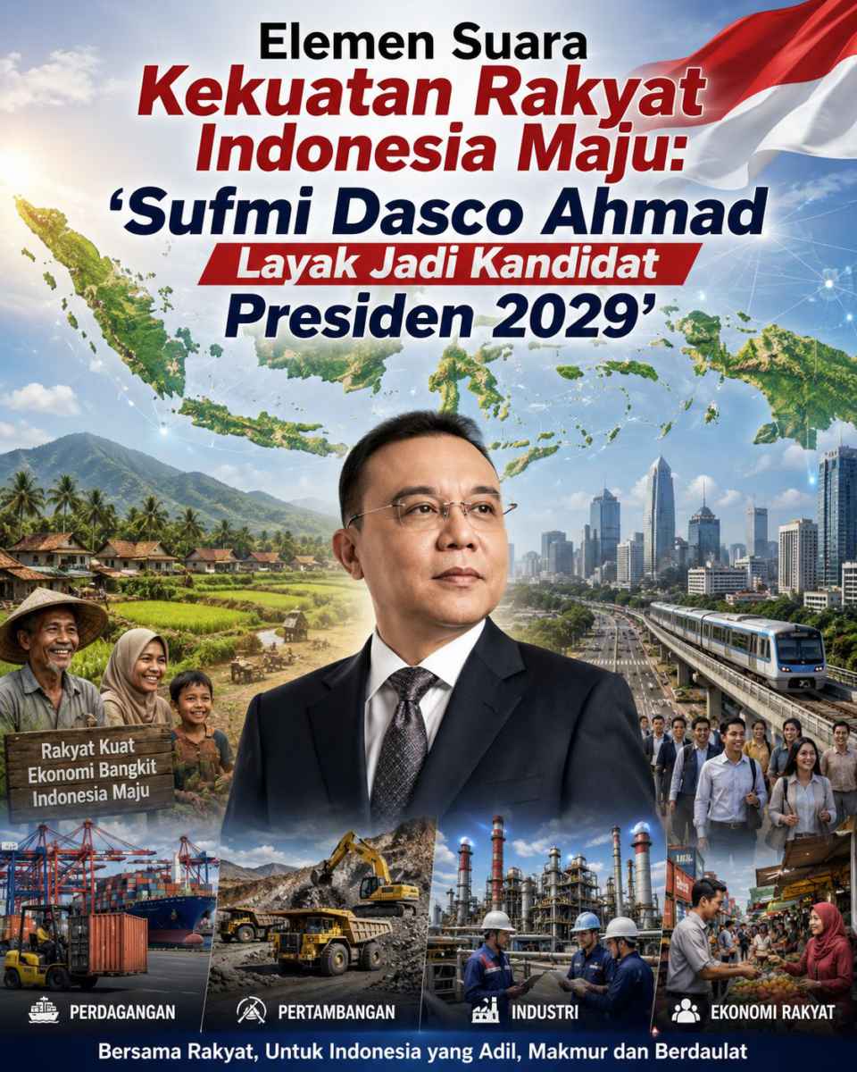 ESKRIM Sebut Sufmi Dasco Ahmad Layak Masuk Bursa Calon Presiden 2029