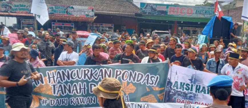Warga Dairi Demo Bupati, Desak Pemerintah Cabut Izin dan Tutup PT Dairi Prima Mineral