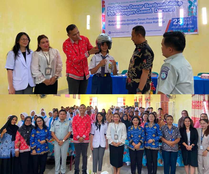 Jasa Raharja Pematangsiantar Edukasi Pelajar melalui Seminar Pengajar Peduli Keselamatan Lalu Lintas