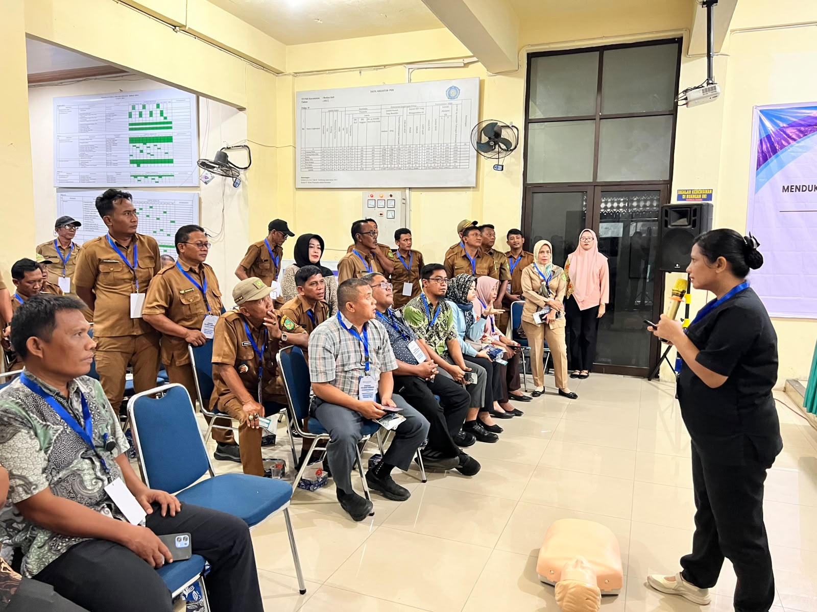 Jasa Raharja Bersama RS Eshmun Melaksanakan Kegiatan PPGD di Kantor Kecamatan Medan Deli