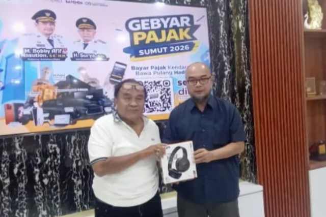 109 Wajib Pajak Dapat Hadiah Gebyar Pajak, Samsat Medan Utara Dorong Budaya Bayar Pajak Tepat Waktu