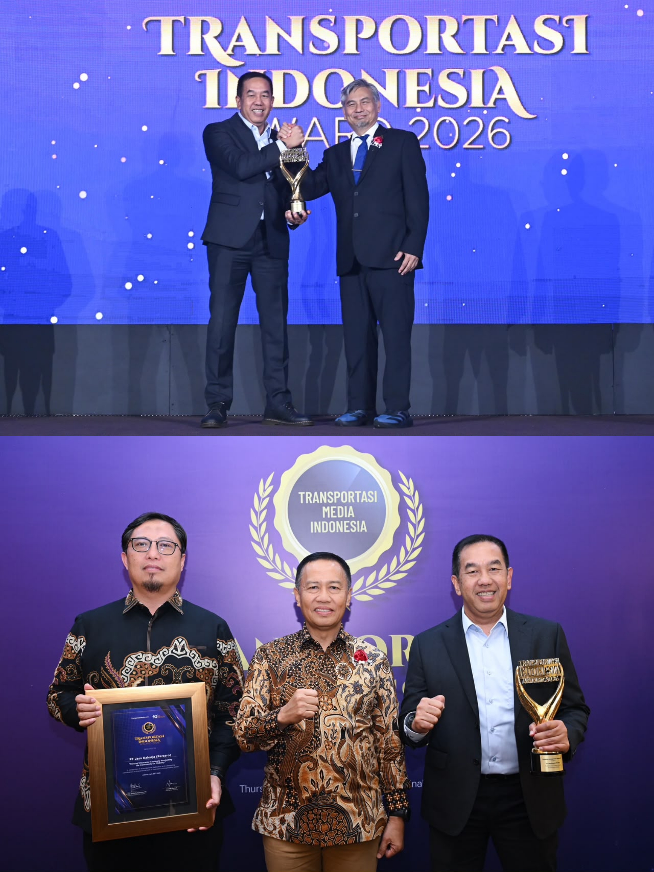 Berkontribusi terhadap Keselamatan dan Mobilitas Masyarakat, Jasa Raharja Raih Penghargaan di Ajang Transportasi Indonesia Awards 2026   