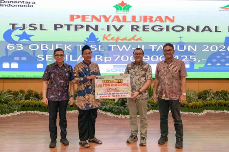 PTPN IV Regional I Salurkan Bantuan TJSL Rp 706 Juta untuk Pembangunan Sosial Berkelanjutan