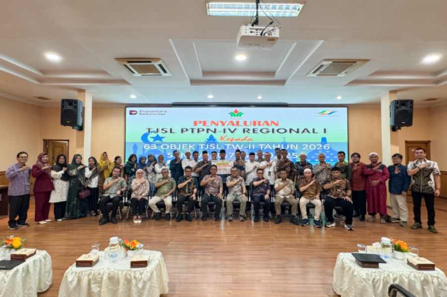 PTPN IV Regional I Salurkan Bantuan TJSL Rp 706 Juta untuk Pembangunan Sosial Berkelanjutan