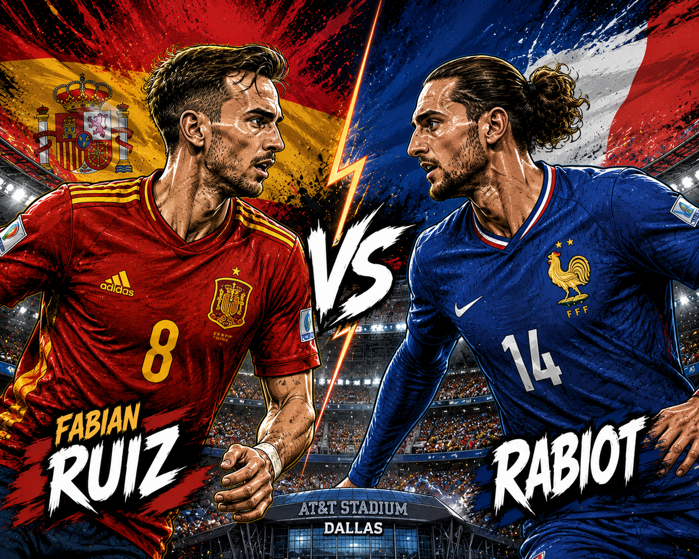 Tuntaskan Dendam atau Lanjut Dominasi? Spanyol dan Prancis Berebut Tiket Final