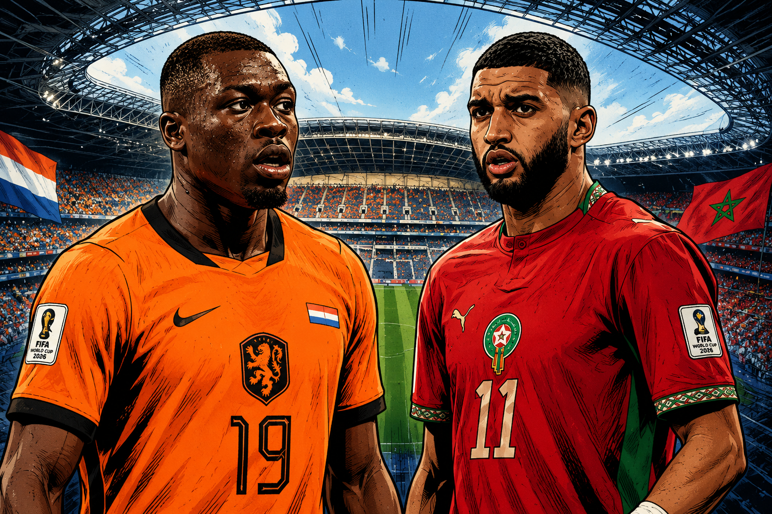 Maroko Siap Hadang Langkah De Oranje di Babak 32 Besar
