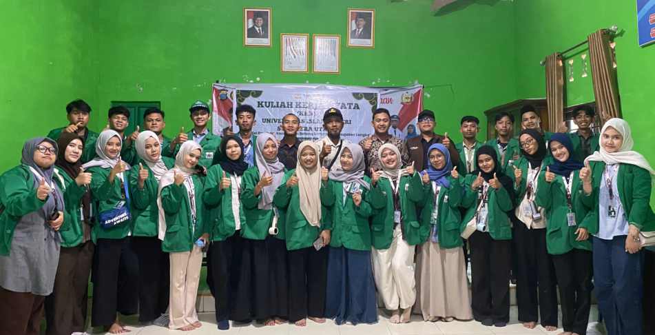 Sambut Mahasiswa KKN UINSU Kelompok 15, Desa Sei Bamban Dukung Penguatan Desa MESRA